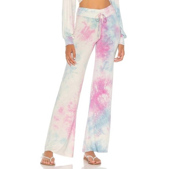 Beach Riot Lounge Pant in Light Tie Dye - Picture 1 of 4
